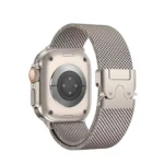 Lzel Avalonflex Titanium  Milanese Loop Watch Band For 42/44/45/46/49Mm