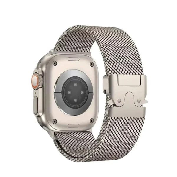 Lzel Avalonflex Titanium  Milanese Loop Watch Band For 42/44/45/46/49Mm