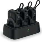 Lzel Trioenergia Station Trio Wireless Power Bank Charging Dock 1000Mah Built-In-Cable - Black