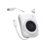 "Lzel Pentaenergia Station 5X Wireless Power Bank Charging Dock 10000Mah Color Full Battery  Built-In Cable - Image 3