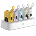 "Lzel Pentaenergia Station 5X Wireless Power Bank Charging Dock 10000Mah Color Full Battery  Built-In Cable
