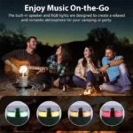 Multi-Use LED Flashlight with Bluetooth Speaker – Ideal for Camping - Image 5