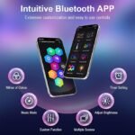 RGB+IC Flat LED Floor Lights – 15-Piece Set - Image 3