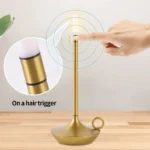 Genie Glow – Elegant Silver Table Lamp - Image 4