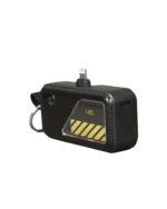Lzel Nanoflux Charger Mini 5000mAh PD Lightning Power Bank With Built-In Type-C Cable - Black - Image 2