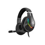 Rampage MAGE Black 7.1 Surround Sound USB RGB Led , In Line control , Gaming Headset with Foldable Mic