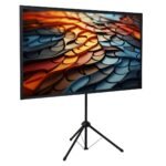 Havit PS60 Portable Projector 60" Screen with Stand - Image 2