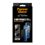 PanzerGlass® Privacy Screen Protector iPhone 17 | iPhone 16 Pro | Ultra-Wide Fit w. Fastfit in-a-box - Image 3