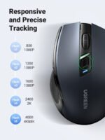 UGREEN Ergonomic Wireless Mouse 2.4G 4000DPI Silence Design - Image 3