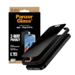 PanzerGlass® Privacy Screen Protector iPhone 17 | iPhone 16 Pro | Ultra-Wide Fit w. Fastfit in-a-box