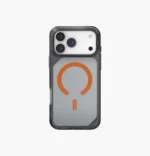 Uniq Hybrid iPhone 17 Pro Max  Magclick Charging Combat Active - Frost Smoke / Orange - Image 2