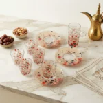 18-Piece Istikana & Coffee Cup Set – Elegant Tea & Arabic Coffee Serving - Image 3