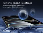 ESR iPad Pro 11" (2024-2025) Tempered-Glass Screen Protector Clear 1Pack  - Clear - Image 4