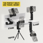 Scosche Airplane Travel Mount Universal Folding Phone Mount - Black - Image 2