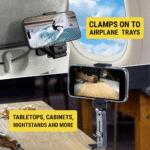 Scosche Airplane Travel Mount Universal Folding Phone Mount - Black - Image 4