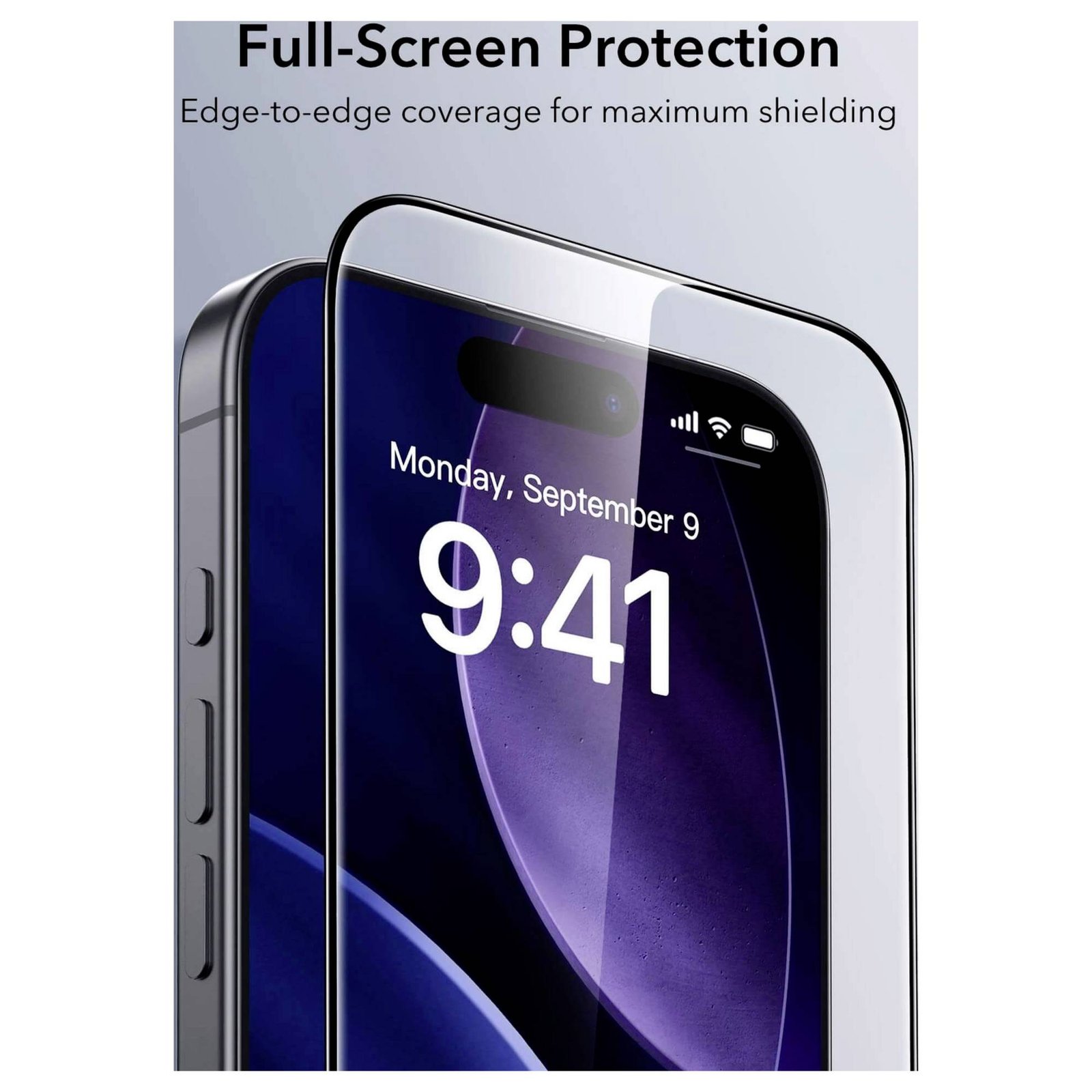 4894240288023 ESR iPhone 17 Pro Max Tempered Glass Screen Protector - Clear - Image 1