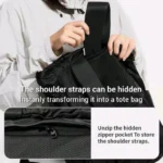 Naturehike Oxygen 2-way Portable tote Bag 18L - Black - Image 3