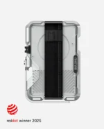 AULUMU G03 Multi-Tool Magnetic Metal Wallet Frosted Cover - Translucent White - Image 4