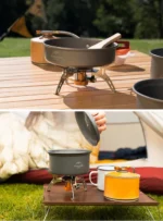 Naturehike Folding Camping Stove - Silver - Image 2