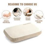 Naturehike Memory Foam Comfort Square Pillow - Khaki - Image 2