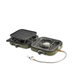 Naturehike Double Burner Folding Gas Stove - Army Green
