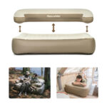 Naturehike SF01 Multifunctional inflatable Double Sofa -Summer Sand(165*95*65) - Image 2