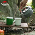 Naturehike Aluminum Alloy Outdoor Picnic Teapot - Grey (1.45L) - Image 3