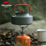 Naturehike Aluminum Alloy Outdoor Picnic Teapot - Grey (1.45L) - Image 2