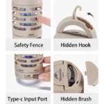 Naturehike Outdoor Mosquito Killer Lamp - khaki - Image 3
