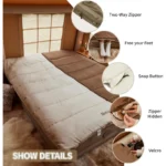 Naturehike Cengran Layered Sleeping Bag 3 Layer - Brown (210*90) - Image 2