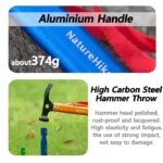 Naturehike Aluminum multifunctional outdoor hammer - Orange - Image 3