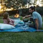 ⁦Naturehike FT08 aluminum alloy folding table (Small) - Rock Black (41*34.5*29)⁩ - الصورة ⁦6⁩