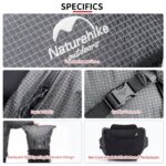 Naturehike Rock Hiking Backpack - Black (60L+5L) - Image 2