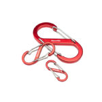 Naturehike S Type Aluminum Alloy Hook - Red 1PC (Large) - Image 2