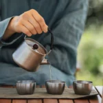 Naturehike Wild Wind Titanium Tea Set - Titanium - Image 6