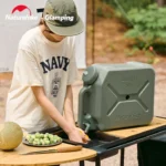 Naturehike Outdoor PE Water Bucket - Army Green (20L) - Image 3