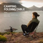 Naturehike Outdoor Lightweight Folding Table - Black (Large) - Image 4