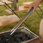 Naturehike Four-Piece Barbecue Tool Set - Wood + Stainless Steel - Image 7