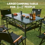 Naturehike Simple Star H01 Foldable Table - Black (120*70*73) - Image 5