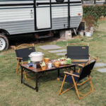 Naturehike MDF Outdoor Folding Table - Vintage (Small) - Image 5