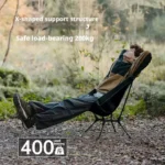 Naturehike Shanhian YL01 Lightweight Chair - Black (M) - Image 5