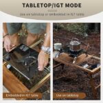 Naturehike G01 Tabletop Folding Single Head Gas Furnace - Black - Image 4