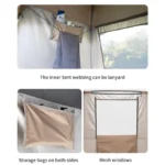 Naturehike Shower and Changing Tent - Brown (140*140*230) - Image 5