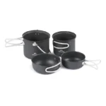 Naturehike Wild Trekking 4 in 1 Camping Cookware Set - Gray