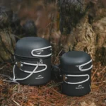 Naturehike Wild Trekking 4 in 1 Camping Cookware Set - Gray - Image 6