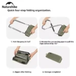 Naturehike Yamami XL01 Ultra Light Folding Stool - Green - Image 6