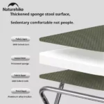 Naturehike Yamami XL01 Ultra Light Folding Stool - Green - Image 5