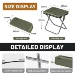 Naturehike Yamami XL01 Ultra Light Folding Stool - Green - Image 3