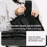 Naturehike Oxygen 2-way Portable tote Bag 18L - Black - Image 4