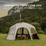 Naturehike Door Curtain for (Cloud Boundar Quick Opening Canopy - Hexagonal) - Quicksand Gold - Image 11